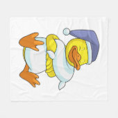 Couverture Polaire Canard dormant avec casquette (Devant (Horizontal))