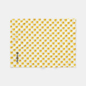 Couverture Polaire Canard multi de canard en caoutchouc avec le nom (Devant (Horizontal))