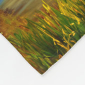 Couverture Polaire Canards colverts survolant l'eau (Coin)