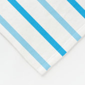 Couverture Polaire Canards jaunes mignons Bleu clair Bleu Blancs (Coin)