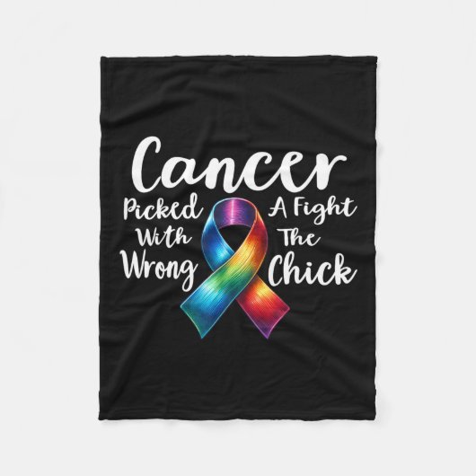 Couverture Polaire Cancer A Combattu Avec Le Mauvais Chick (Devant)