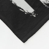 Couverture Polaire Cancer du pancréas Drapeau américain - Sensibilisa (Coin)