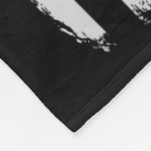 Couverture Polaire Cancer du pancréas Drapeau américain - Sensibilisa (Coin)