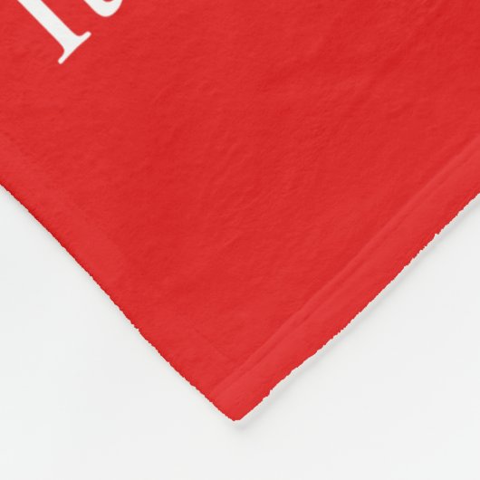 Couverture Polaire Cancer du Sang Rouge Sensibilisation Ruban Couvert (Coin)