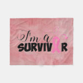 Couverture Polaire Cancer du sein (Devant (Horizontal))