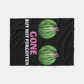 Couverture Polaire Cancer Du Sein Mastectomie Survivante Est Parti, M (Devant (Horizontal))