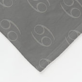Couverture Polaire Cancer Mandala Fleece Blanche (Coin)