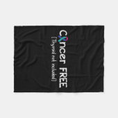 Couverture Polaire Cancer Sans Thyroïde Cancer Support Ruban (Devant (Horizontal))