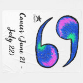 Couverture Polaire Cancer Throw Blankets (Devant (Horizontal))