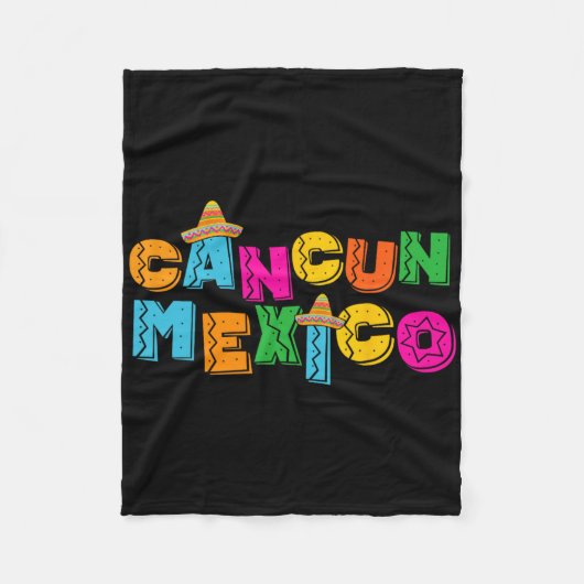 Couverture Polaire Cancun Mexique (Devant)