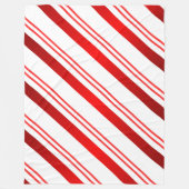 Couverture Polaire Candy Cane Striped (Devant)