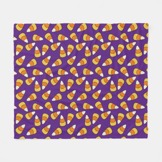Couverture Polaire Candy Corn Motif (Devant (Horizontal))