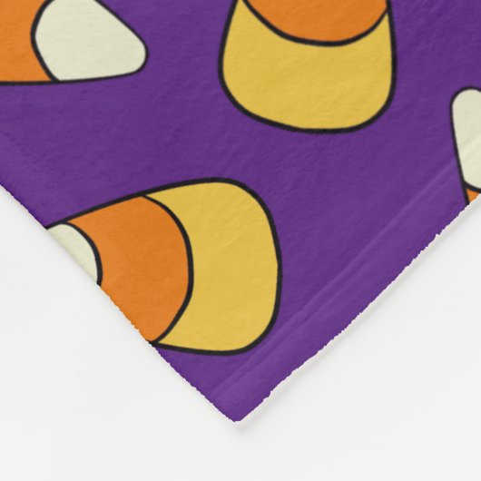 Couverture Polaire Candy Corn Motif (Coin)
