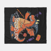 Couverture Polaire Candy est mon trésor Dragon (Devant (Horizontal))