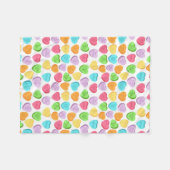 Couverture Polaire Candy Hearts (Devant (Horizontal))