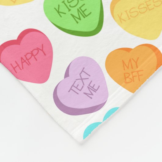Couverture Polaire Candy Hearts (Coin)