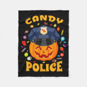 Couverture Polaire Candy Lice Halloween Party Costume Security Funny  (Devant)