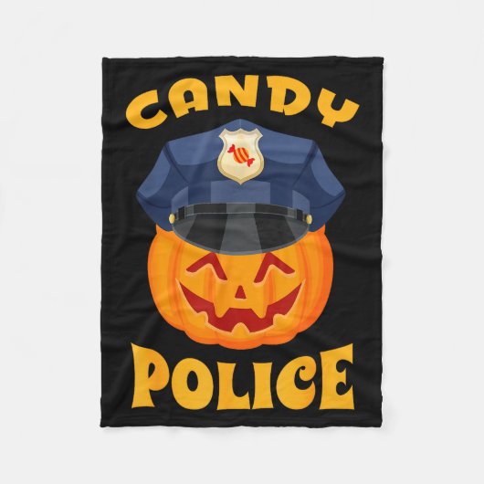 Couverture Polaire Candy Lice Halloween Party Trick Or Treat Security (Devant)