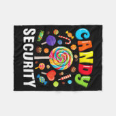 Couverture Polaire Candy Security Funny Halloween Costume  (Devant (Horizontal))