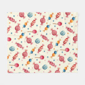 Couverture Polaire Candy Wonderland (Devant (Horizontal))