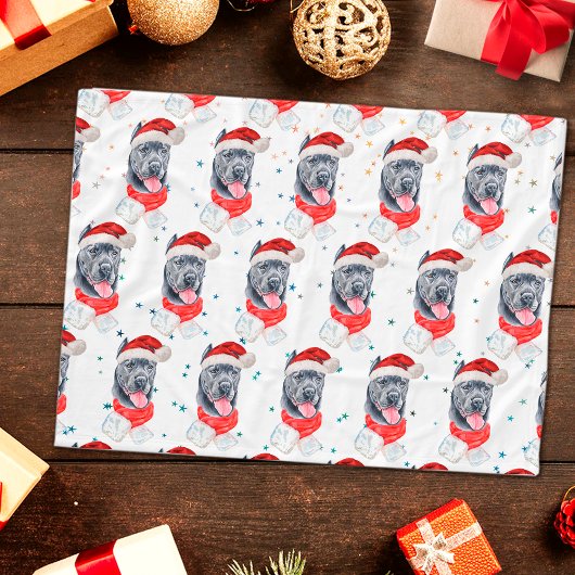 Couverture Polaire Cane Corso Chien race Étoiles de Noël