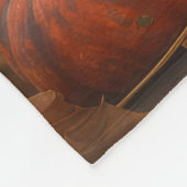 Couverture Polaire Cane Corso Chiot Automne Citrouille de plaisir (Coin)