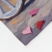 Couverture Polaire cane corso Dog Valentine's Day (Coin)