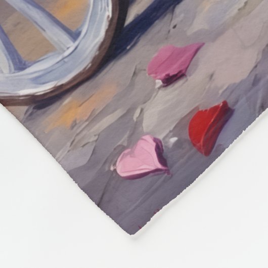 Couverture Polaire cane corso Dog Valentine's Day (Coin)