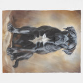 Couverture Polaire Cane Corso Fleece Blanche (Devant (Horizontal))