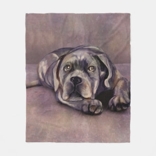 Couverture Polaire Cane Corso - Italien Mastiff Puppy