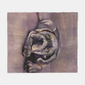 Couverture Polaire Cane Corso - Italien Mastiff Puppy (Devant (Horizontal))