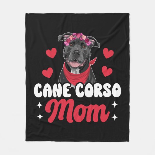 Couverture Polaire Cane Corso Mom (Devant)