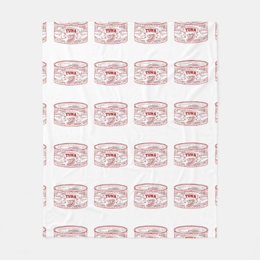 Couverture Polaire Canette de thon (Devant)