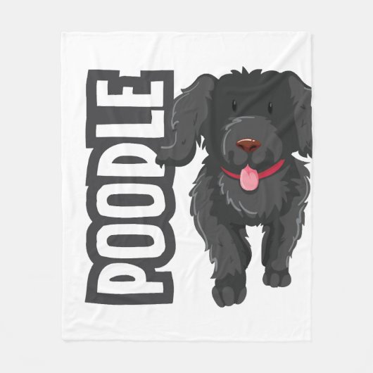 Couverture Polaire Caniche (Devant)