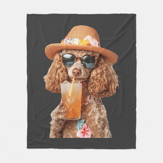 Couverture Polaire Caniche (Devant)