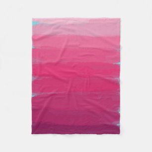 Couverture Polaire Canne à lèvres : Tons de rose Abstrait