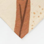 Couverture Polaire Cannelle tourbillonne saison confortable - automne (Coin)