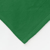 Couverture Polaire CANOE Athlétique Bandes de Texte Blanches Sur Vert (Coin)