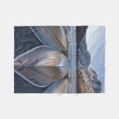 Couverture Polaire Canoë au lac (Devant (Horizontal))