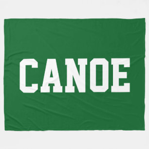 Couverture Polaire CANOE Fun 70s Athlétique Texte Blanc Sur Vert Forê