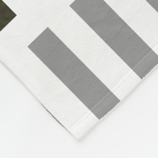 Couverture Polaire Canoë-kayak sur mesure Photo Gris et Blanc (Coin)