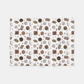 Couverture Polaire Canoës au chocolat (Devant (Horizontal))