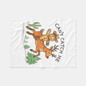 Couverture Polaire Can't Catch Me Cowboy Gingerbread Man Christmas  (Devant (Horizontal))