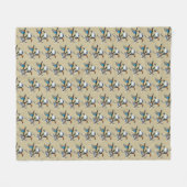 Couverture Polaire Canvasback, Mallard and Wood Ducks Flying (Devant (Horizontal))