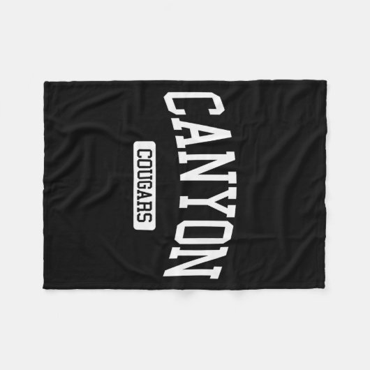 Couverture Polaire Canyon High School Hs New Braunfels Tx Varsity Srt (Devant (Horizontal))