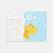 Couverture Polaire Caoutchouc jaune (Devant (Horizontal))
