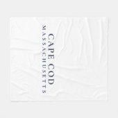 Couverture Polaire Cape Cod Massachusetts Preppy Coastal Home Style  (Devant (Horizontal))