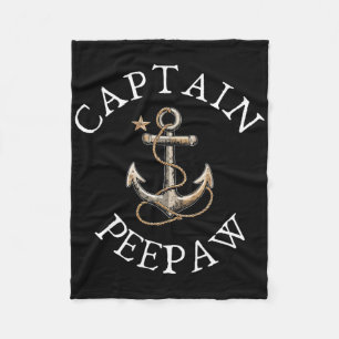 Couverture Polaire Capitaine Bunnyaw Bateau Voile Navigation Vintage