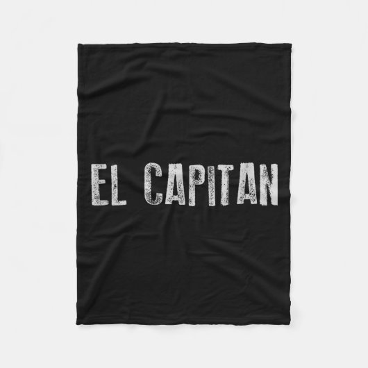 Couverture Polaire Capitaine de bateau El Catan (Devant)