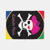 Couverture Polaire Capitaine "Grace" & Pirates - Île aux trésors/Fill (Devant (Horizontal))